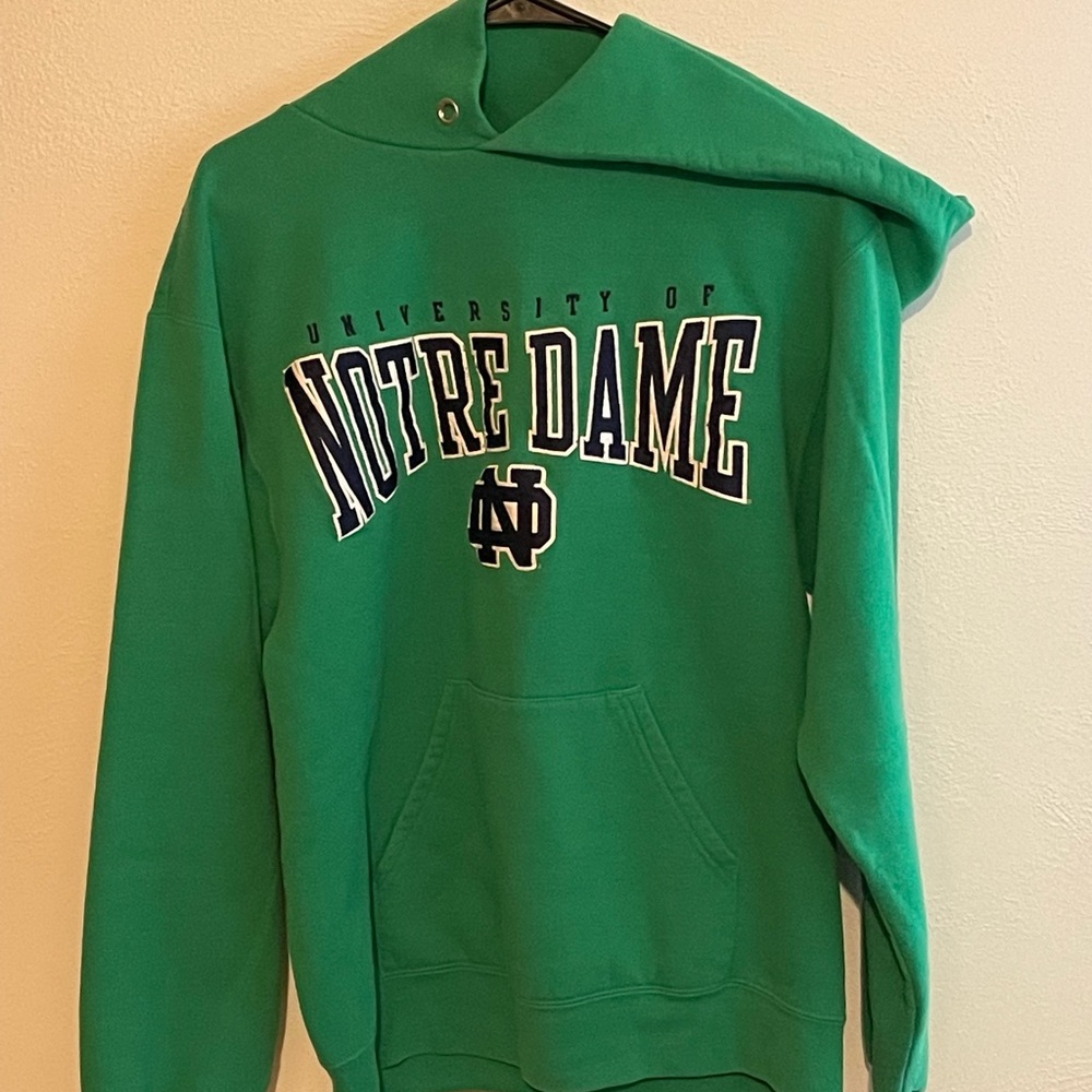Vintage Kelly Green Notre Dame Champion Hoodie